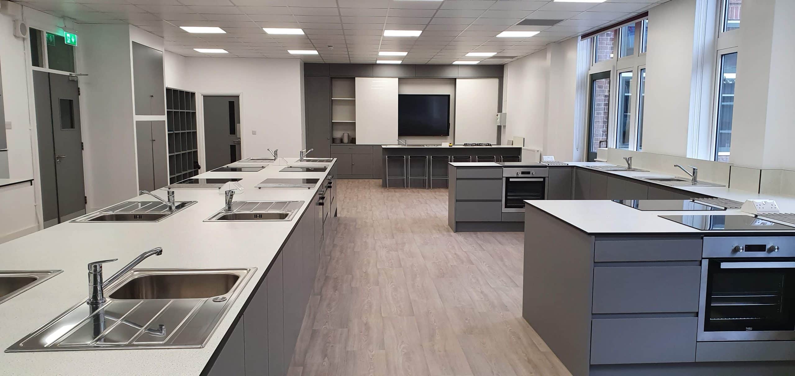 BrookhouseUK Education Furniture - William Ellis Food Technology Room