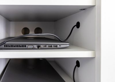 BrookhouseUK Education Furniture - Teacher wall Storage - Laptop storage/charging