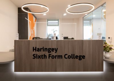 BrookhouseUK Education Furniture - New reception at Haringey 6th form college