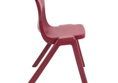 BrookhouseUK Education Furniture - Titan Chair - Burgundy, Side