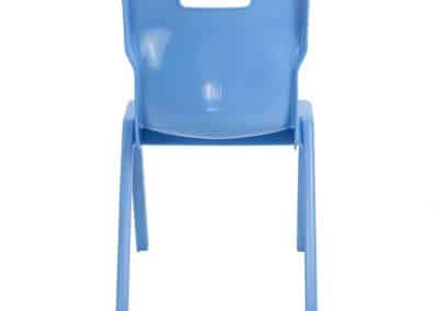 BrookhouseUK Education Furniture - Titan Chair - Sky Blue, Back