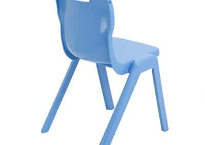 BrookhouseUK Education Furniture - Titan Chair - Sky Blue Side On