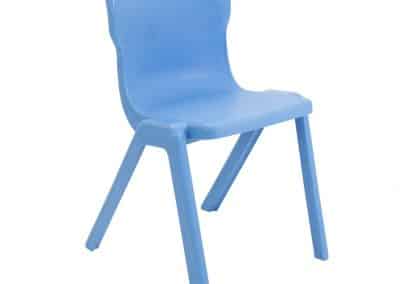 BrookhouseUK Education Furniture - Titan Chair - Sky Blue Front Angle