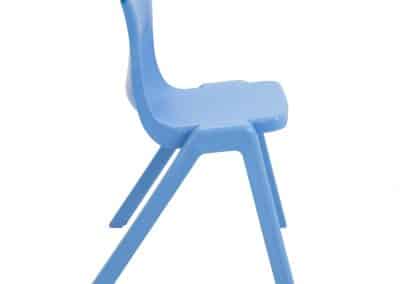 BrookhouseUK Education Furniture - Titan Chair - Sky Blue Side