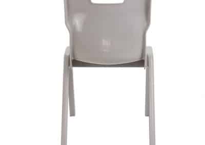 BrookhouseUK Education Furniture - Titan Chair - Grey, Back