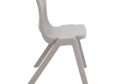 BrookhouseUK Education Furniture - Titan Chair - Grey, Side