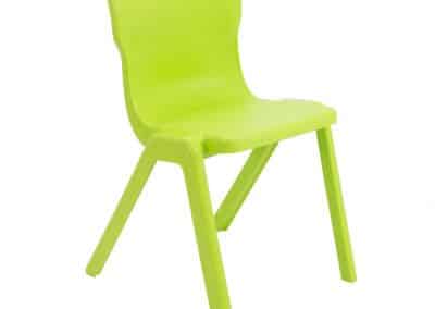 BrookhouseUK Education Furniture - Titan Chair - Lime Front Angle