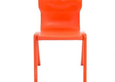 BrookhouseUK Education Furniture - Titan Chair - Orange FrontOrange Front