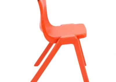 BrookhouseUK Education Furniture - Titan Chair - Orange Side