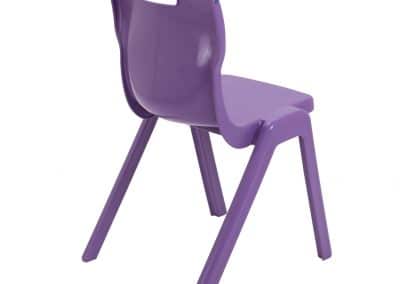 BrookhouseUK Education Furniture - Titan Chair - Purple Side On