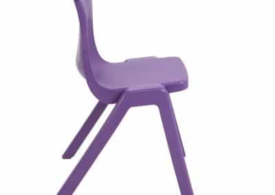 BrookhouseUK Education Furniture - Titan Chair - Purple Side