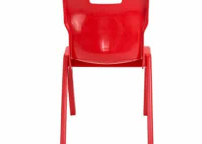 BrookhouseUK Education Furniture - Titan Chair - Red, Back