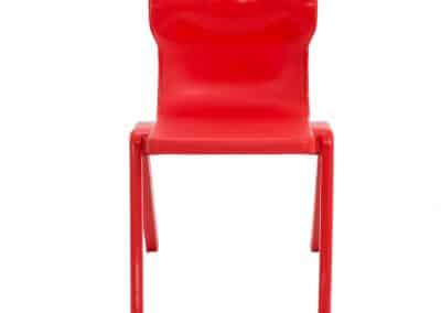 BrookhouseUK Education Furniture - Titan Chair - Red, Front