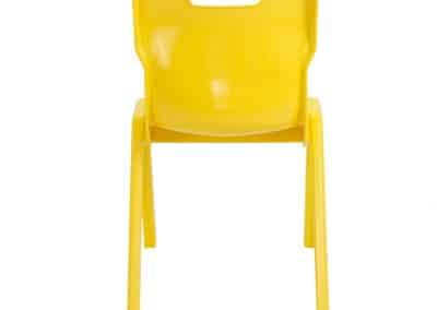 BrookhouseUK Education Furniture - Titan Chair - Yellow, Back