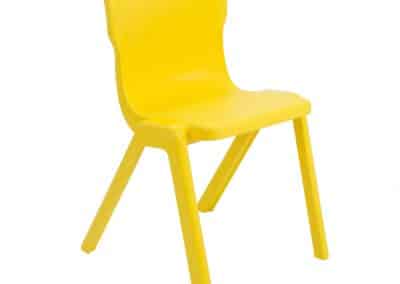 BrookhouseUK Education Furniture - Titan Chair - Yellow, Front Angle