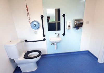Watford Grammar Girls Technology room converted to a washroom block