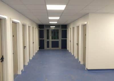 Watford Grammar Girls Technology room converted to a washroom block