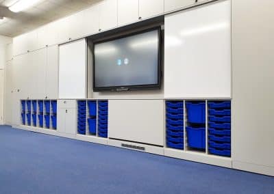 The Priory School Teaching Wall BS16121 Fitted Furniture