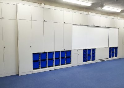 The Priory School Teaching Wall Fitted Furniture